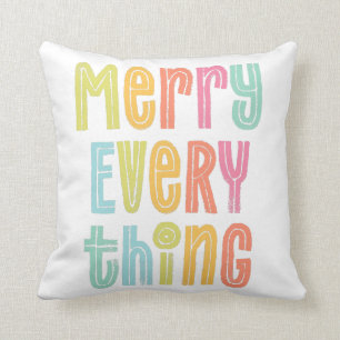 Coussin Joyeux coloré tout vacances