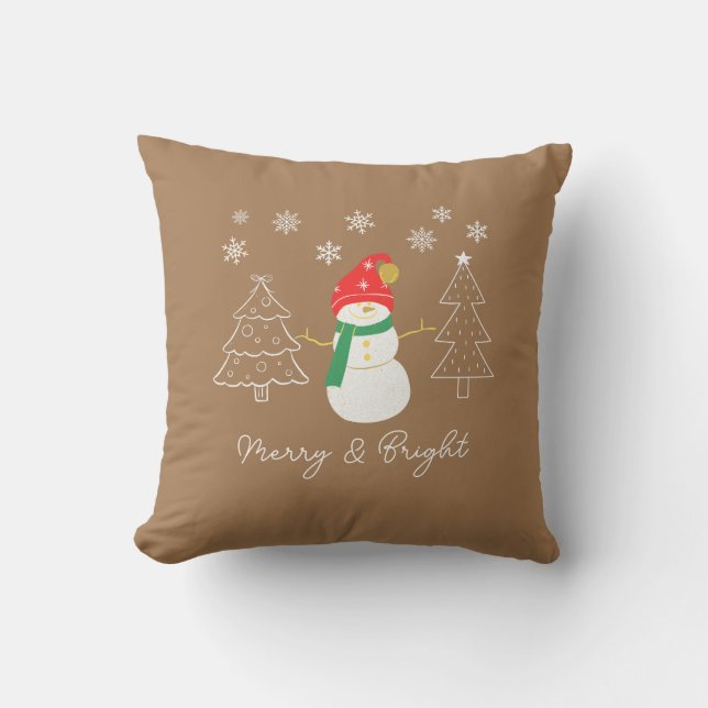 Coussin Joyeux et bon Noël (Recto)