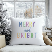 Joyeux et Lumineux Noël Coloré Pastel