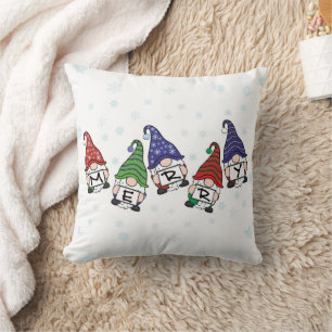 Coussin Joyeux Gnomes éparpillés