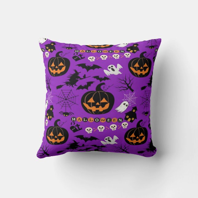 Coussin Joyeux Halloween (Verso)
