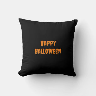 Coussin Joyeux Halloween et art Abstrait