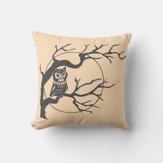 Coussin Joyeux Halloween Trick ou Treat Owens (Recto)