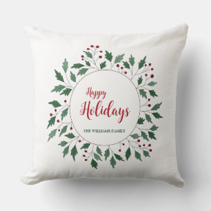 Coussin Joyeux Joyeux Jours De Vacances Sur Pied