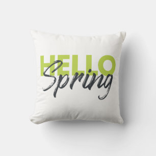 Coussin Joyeux, moderne, amusant, design dynamique Hello S