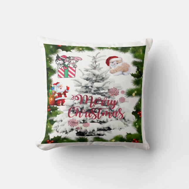 Coussin Joyeux Noël (Recto)
