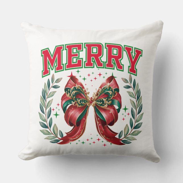 Coussin Joyeux Noël (Recto)