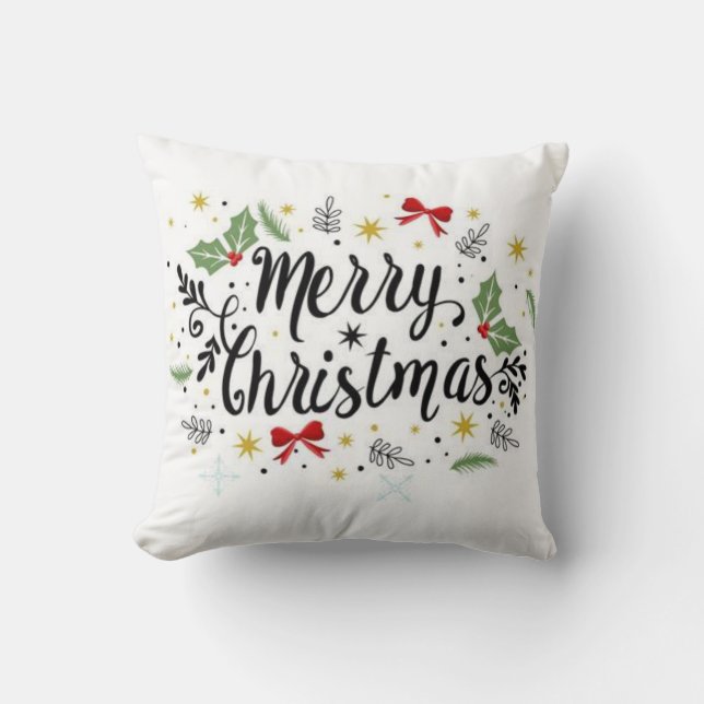 Coussin Joyeux Noël (Recto)