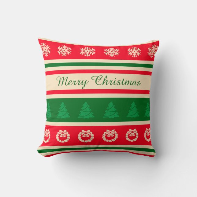 Coussin Joyeux Noël (Recto)