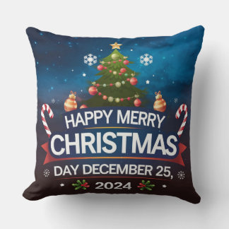 Coussin Joyeux Noël 2024 Design