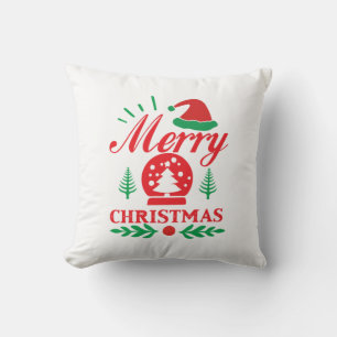 Coussin Joyeux Noël d'Art de Noël