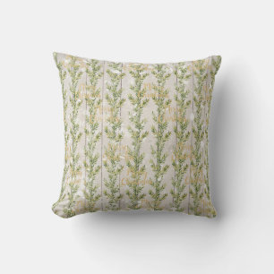 Coussin Joyeux Noël Feuillage Bois Planes