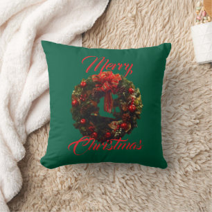 Coussin "Joyeux Noël" Jouer l'oreiller