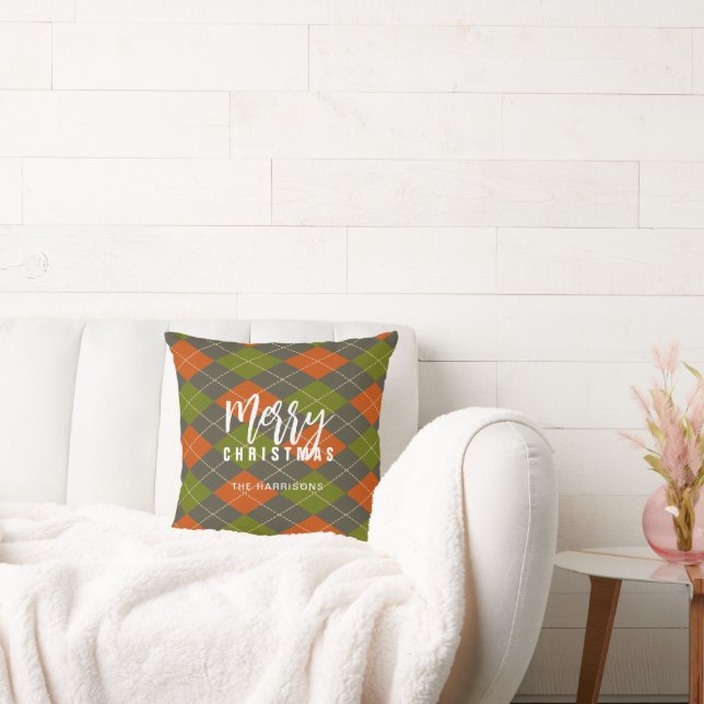 Coussin Joyeux Noël Joyeux Noël personnalisé (Canapé)