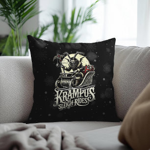 Coussin Joyeux Noël Krampus Krampus Promenade en traîneau