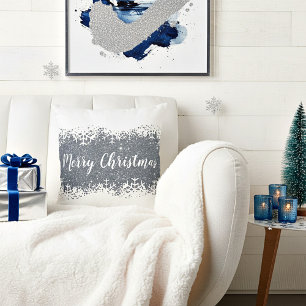Coussin Joyeux Noël neige