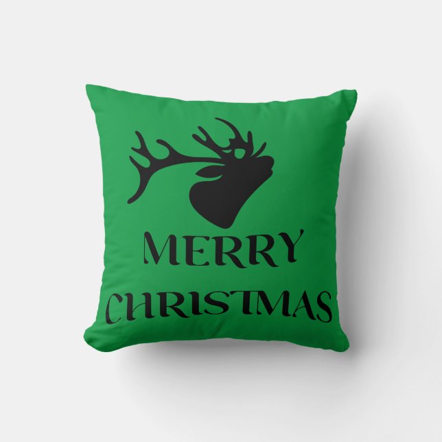 Coussin Joyeux Noël réversible (Recto)