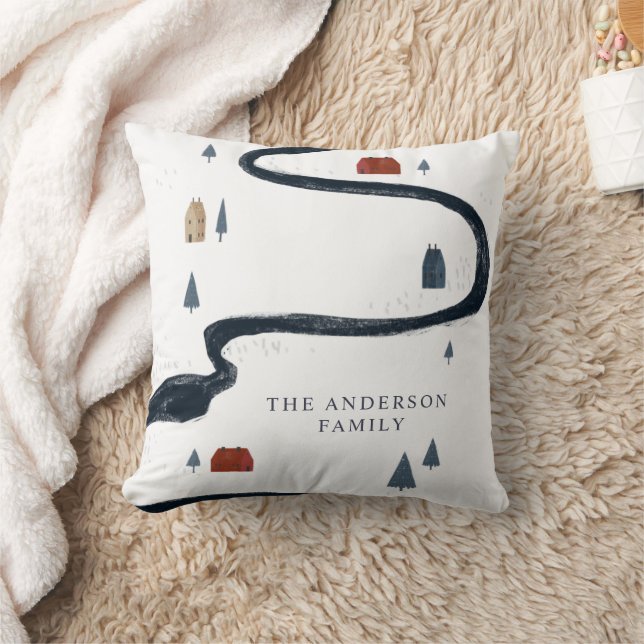 Coussin Joyeux Noël traditionnel Russe (Couverture)