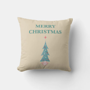 Coussin Joyeux Noël Vintage années 1950