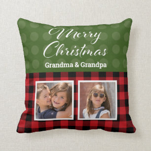 Coussin Joyeux Oreille photo de Noël 2