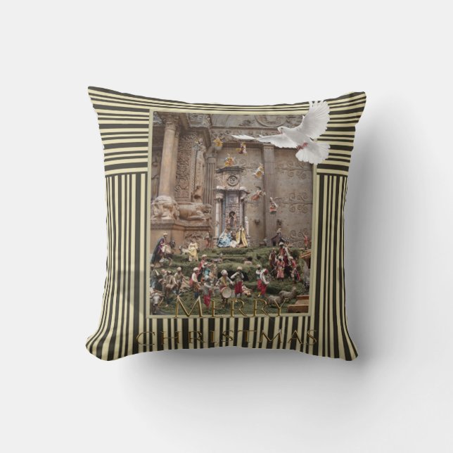 Coussin Joyeux Oreiller, Jésus (Recto)