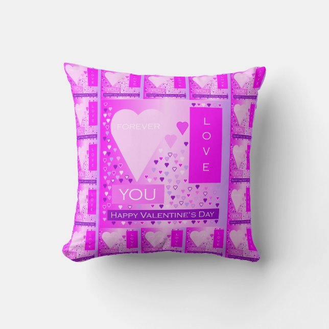 Coussin Joyeux Saint Valentin (Recto)