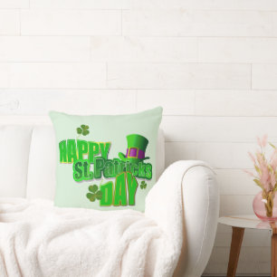 Coussin Joyeux St. Patrick's Day 1