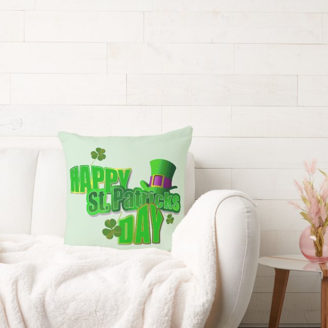 Coussin Joyeux St. Patrick's Day 1 (Canapé)