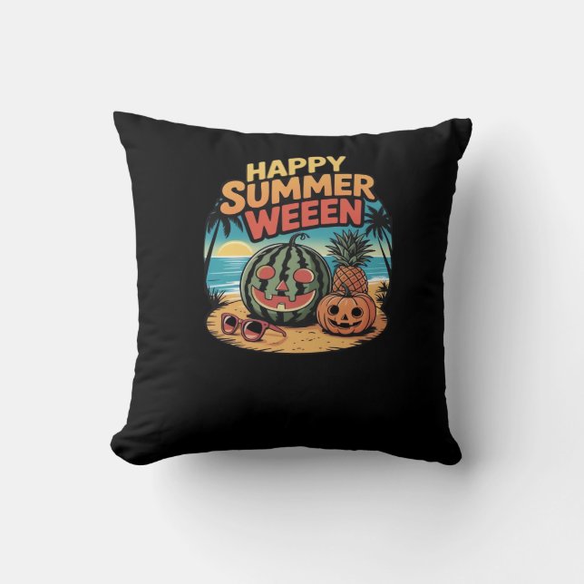 Coussin Joyeux summerween classique (Recto)