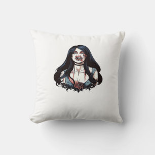 Coussin Jusqu'à ce que la mort nous sépare Couple de squel