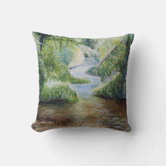 Coussin Jusqu'À La Peinture À L'Huile Du Creek