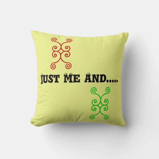 Coussin Juste moi (Recto)
