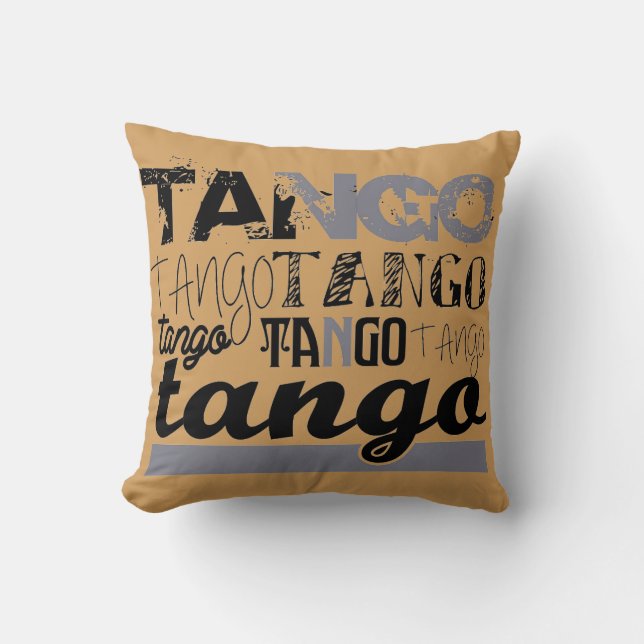 Coussin Juste tango (Recto)