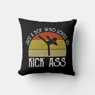 Coussin Juste Un Garçon Qui Aime Donner Des Coups