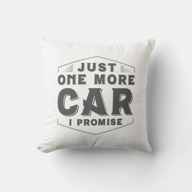 Coussin Juste une voiture de plus (Recto)
