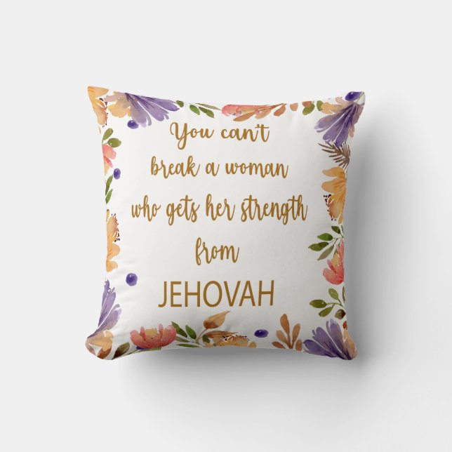 Coussin JW Sister offre cadeau  (Recto)