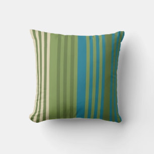 Coussin Kalakaua Hawaïen Réversible Rayures de Plage KL301