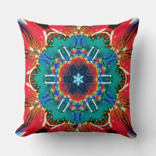 Coussin Kaléidoscope à la cannelle