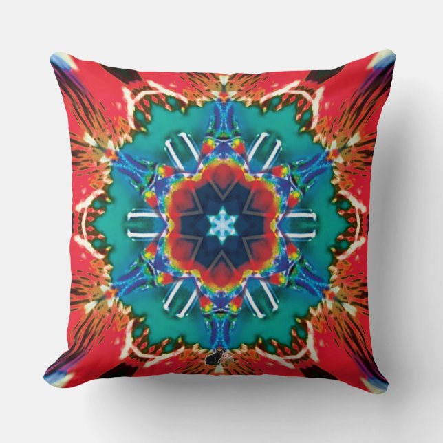 Coussin Kaleidoscope de cannelle (Recto)