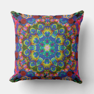 Coussin Kaléidoscope de dentelle