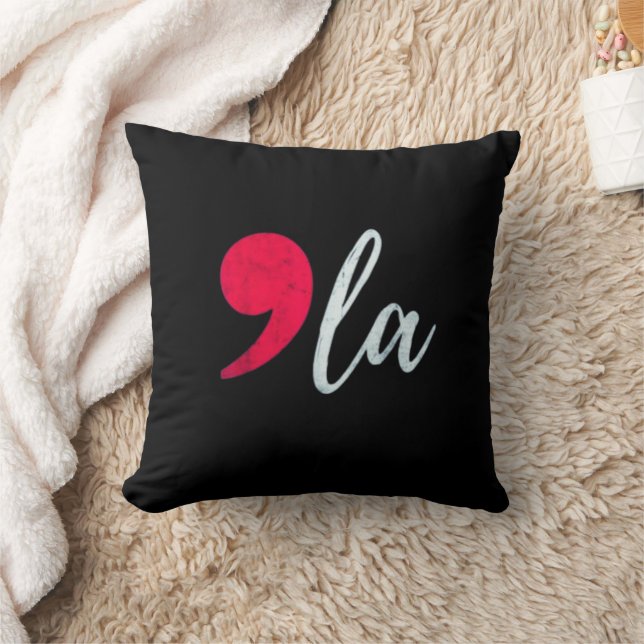 Coussin Kamala Harris 2024 Président Comma La Funny (Couverture)