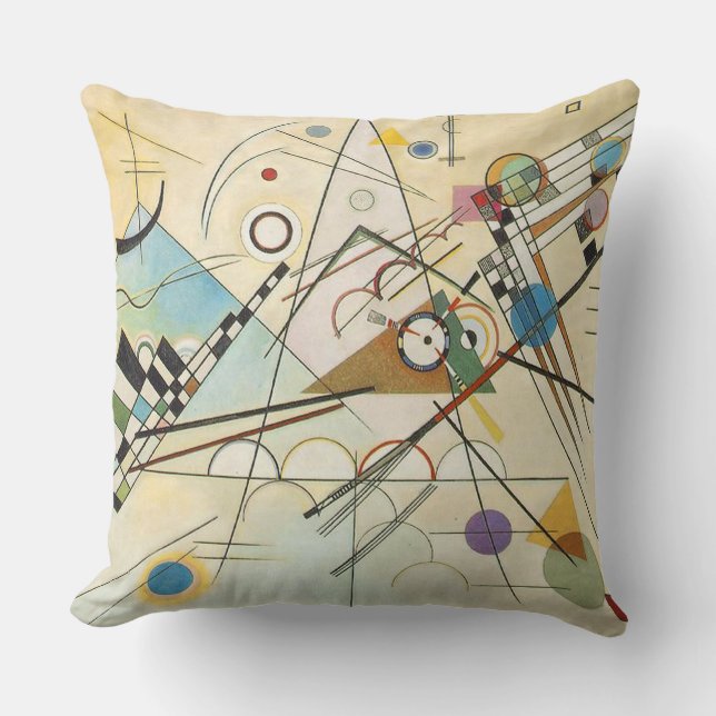 Coussin Kandinsky-Composition VIII en Wassily (Recto)