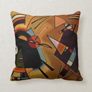 Coussin Kandinsky - Noir et Violet