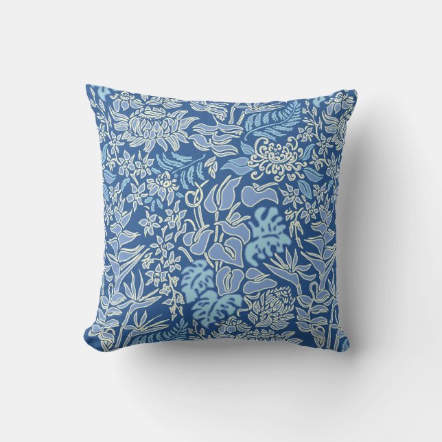 Coussin Kauai Morning Hawaiian Protea Floral Reversible (Recto)