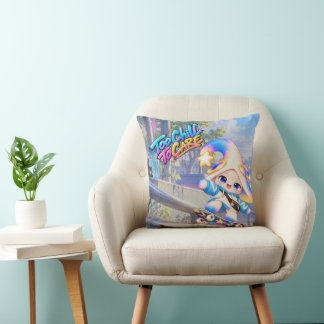Coussin Kawaii "Trop Chill Pour S'en Soucier" | Dé