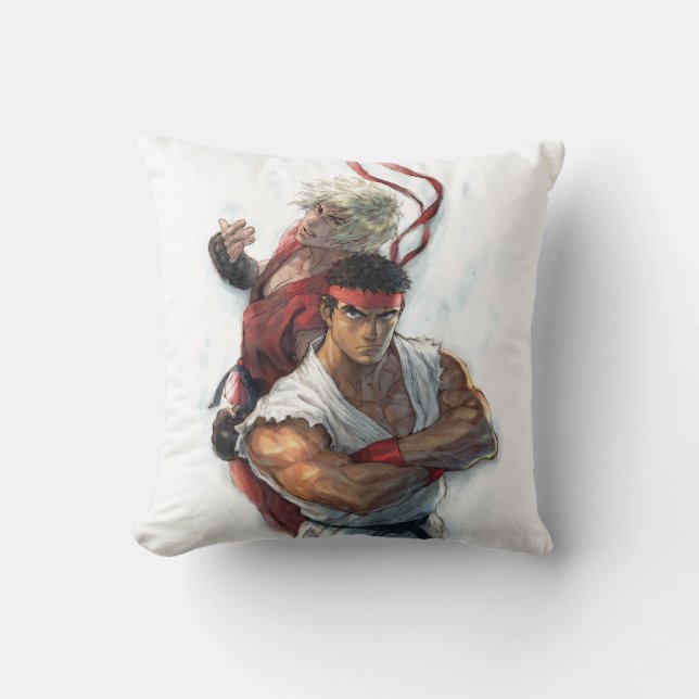 Coussin Ken et Ryu 2 (Recto)