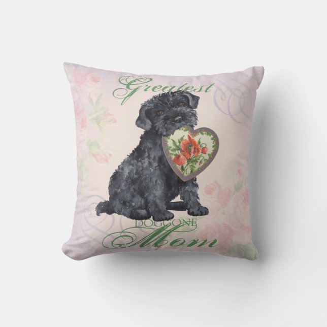 Coussin Kerry Blue Heart Maman (Recto)