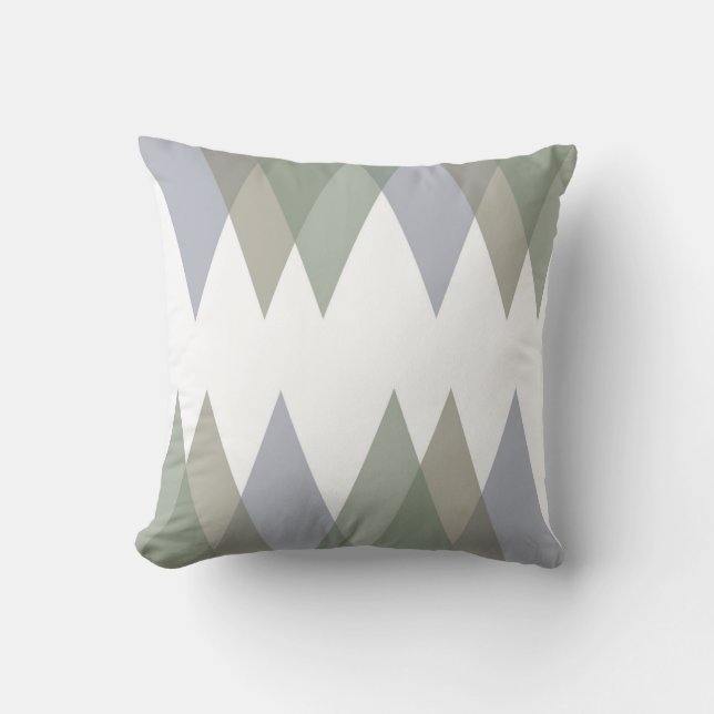Coussin Khaki triangles (Recto)