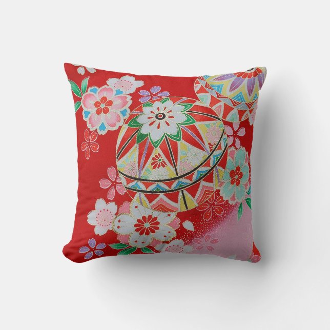Coussin KIMONO Textile japonais (Recto)