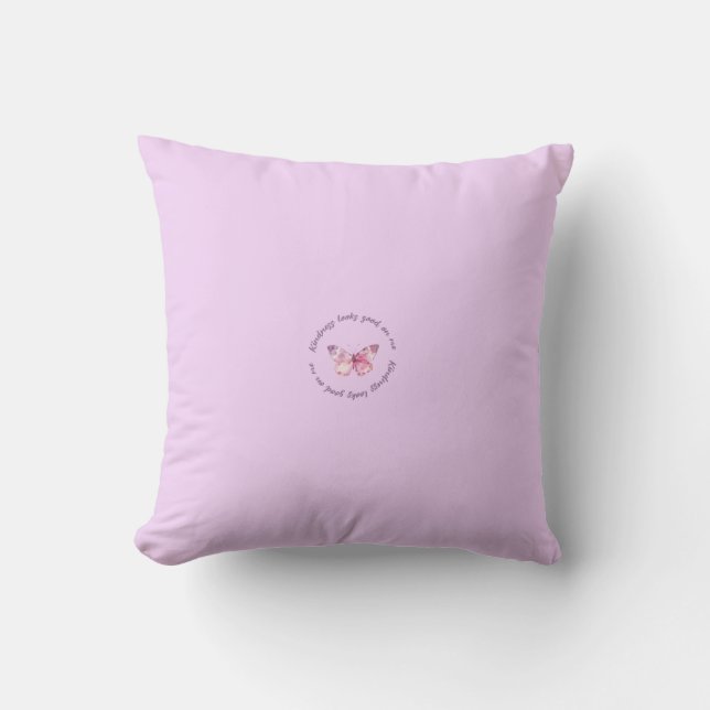 Coussin Kindness Mug“Kindness Looks Good On Me” (Recto)